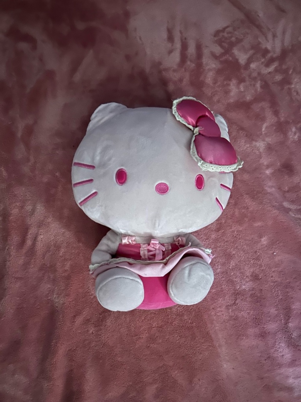 Hello Kitty Pink Plush Doll with Bow